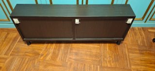 Mueble de entrada madera marrón