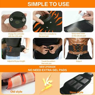 Electroestimulador Muscular EMS Recargable USB