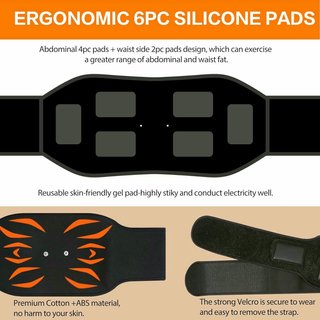 Electroestimulador Muscular EMS Recargable USB