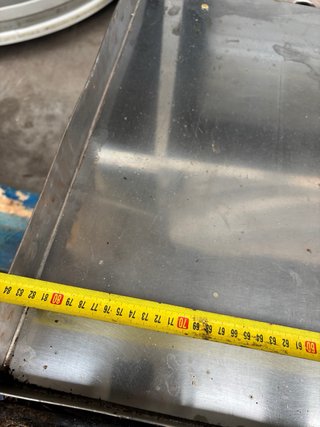 Plancha de cromo duro a gas 70x80