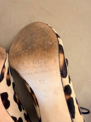 Carolina Herrera Tacones Animal Print Piel