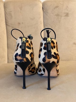 Carolina Herrera Tacones Animal Print Piel