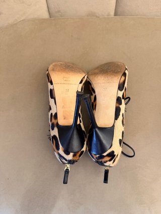 Carolina Herrera Tacones Animal Print Piel