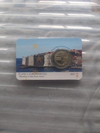 Moneda 2€ Croacia Miembro Zona Euro 2023