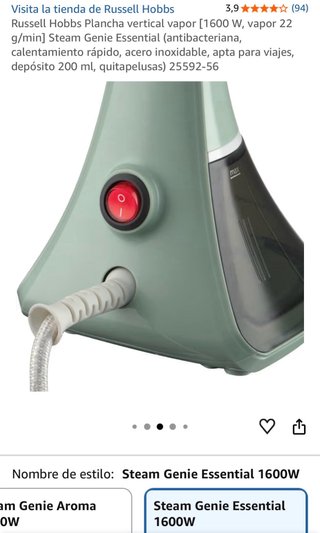 Plancha de Vapor Russell Hobbs 1600W