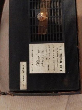 Radio Polaris 9 Transistores 2 Bandas