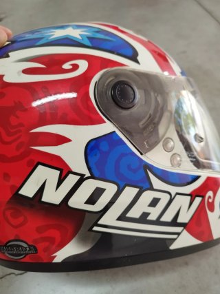 Casco Moto de Replica Stoner Nolan  Talla S