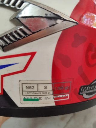 Casco Moto de Replica Stoner Nolan  Talla S