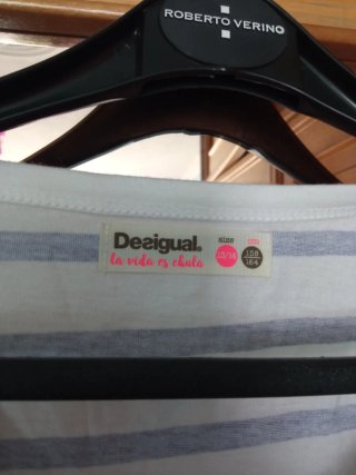 Camiseta Desigual Corazón Lentejuelas Ancla T. S