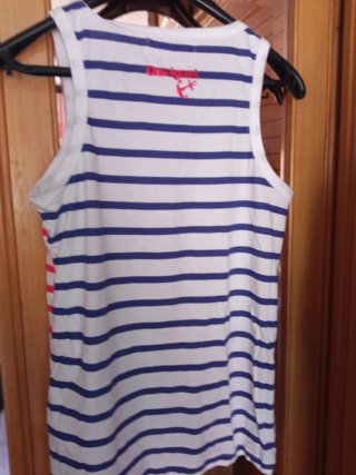 Camiseta Desigual Corazón Lentejuelas Ancla T. S