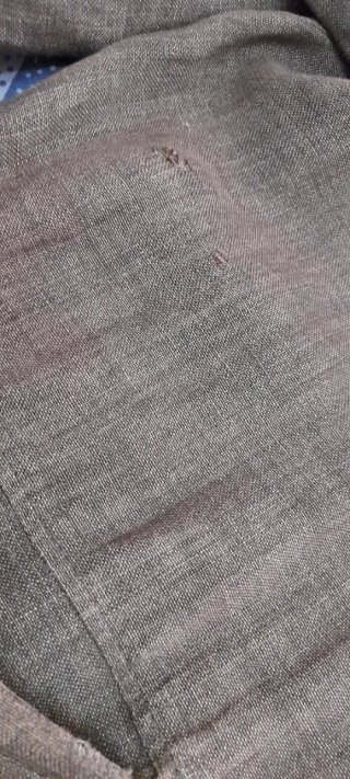Traje Caramelo Verde Oliva. Lino Natural 100%.