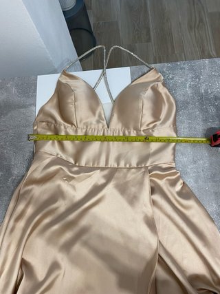 Vestido dorado evento/graduación