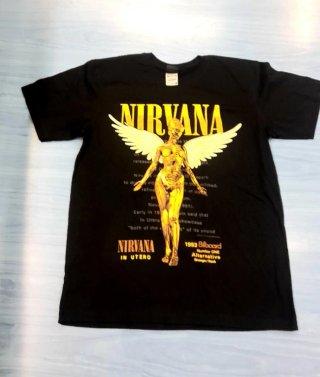 Camiseta Nirvana In Utero Negra