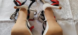 Sandalias de tacón mujer