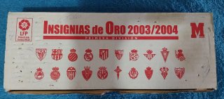 Insignias Oro Primera División 2003/2004
