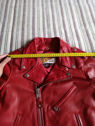 Chaqueta Biker Schott Perfecto Roja Talla S
