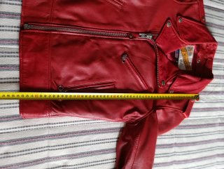 Chaqueta Biker Schott Perfecto Roja Talla S