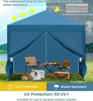 Carpa 6 x 3 mts impermeable, completa