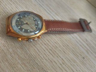 Swatch Canor Uomo 1990s Oro Marrone