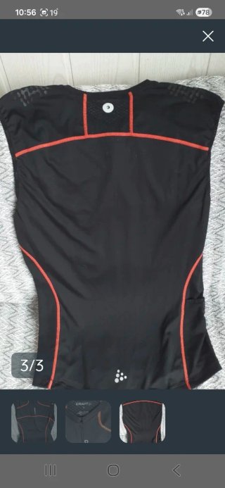 Camiseta técnica Craft sin mangas