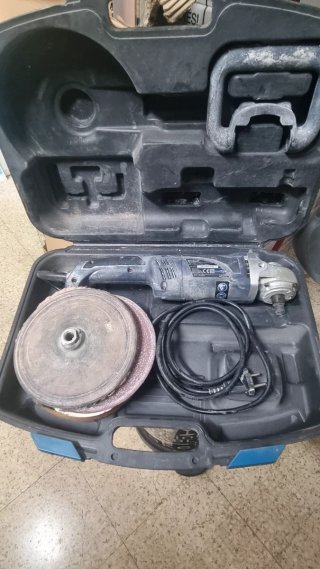 Pulidora con maletín y discos
