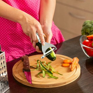 Set 2 Peladores Acero Inoxidable para Verduras