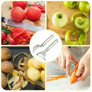 Set 2 Peladores Acero Inoxidable para Verduras