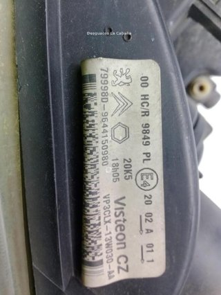 Faro izq 6204ax citroen berlingo berlingo 22977137