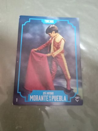 Cromos Toreros José Antonio Morante de la Puebla
