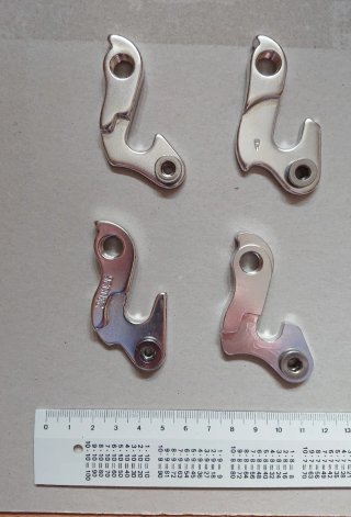 Lote de 9 patillas bicicleta