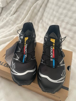 Zapatillas Salomon XT-6 GTX Negras/Plata Nuevas
