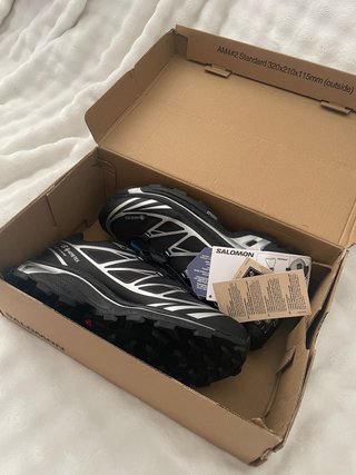 Zapatillas Salomon XT-6 GTX Negras/Plata Nuevas