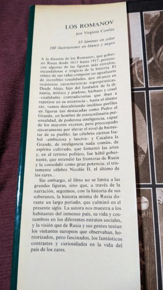 Los romanov libro de Virginia Cowles
