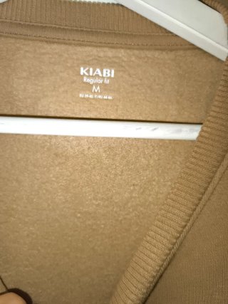 Sudadera Kiabi Marrón Talla M. Color mostaza8.50