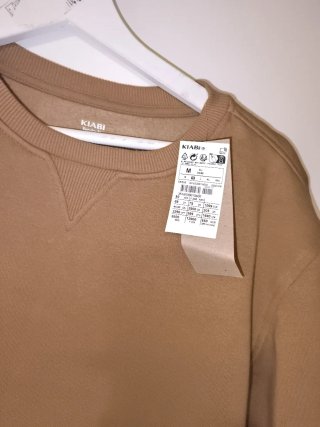 Sudadera Kiabi Marrón Talla M. Color mostaza8.50