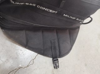 Maleta Sobredepósito Moto Miline Negra.