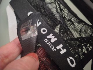 Slip John Richmond pizzo nero