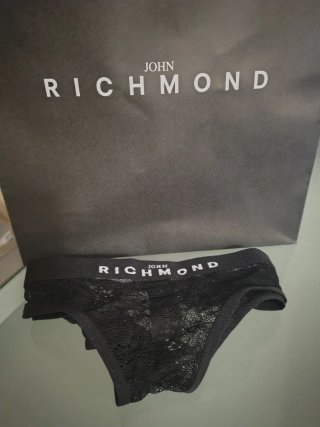 Slip John Richmond pizzo nero