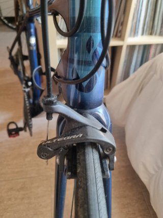 Bicicleta de carretera de carbono Liv azul