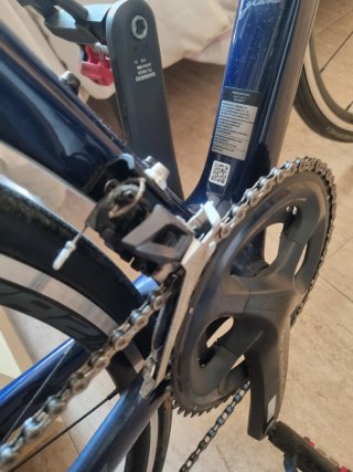 Bicicleta de carretera de carbono Liv azul