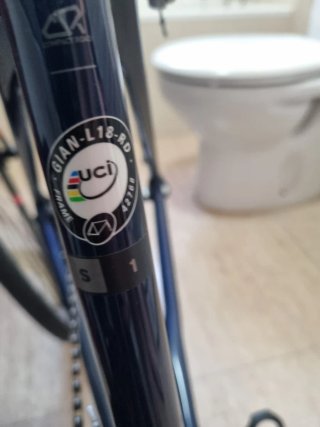 Bicicleta de carretera de carbono Liv azul
