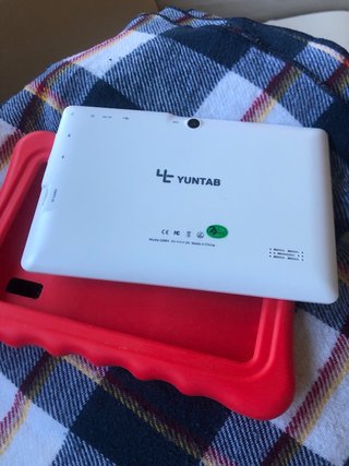 Tablet Yuntab 7” Roja Infantil