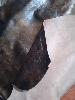 Piel Genuine italiana suave y flexible 28€.