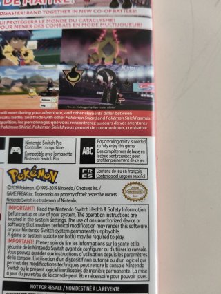 Pokémon escudo Switch