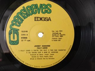 LP Johnny Osbourne Fally Lover 1981