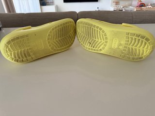 Zapatillas Crocs plataforma amarillas
