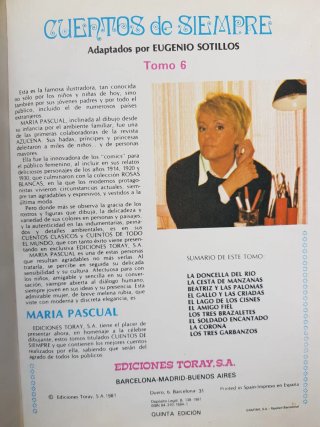 Libro infantil años 80."cuentos de siempre"