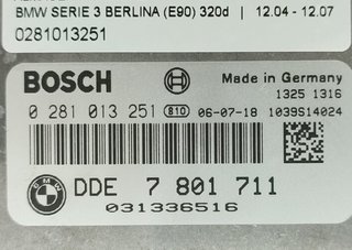 Bmw 0281013251 centralita motor serie 320d 1664194
