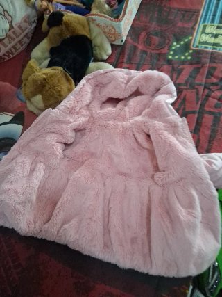 Cazadora Mayoral rosa con pelo