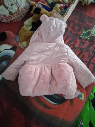 Cazadora Mayoral rosa con pelo